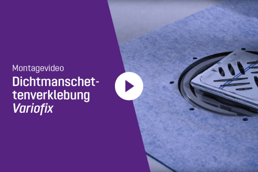 Video: Verlijming van afdichtingsmanchetten met Variofix Video: Verlijming van afdichtingsmanchetten met Variofix