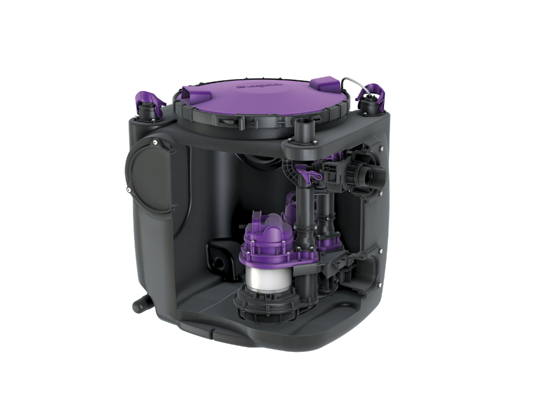 Opvoerinstallatie Aqualift S 100, vrije opstelling