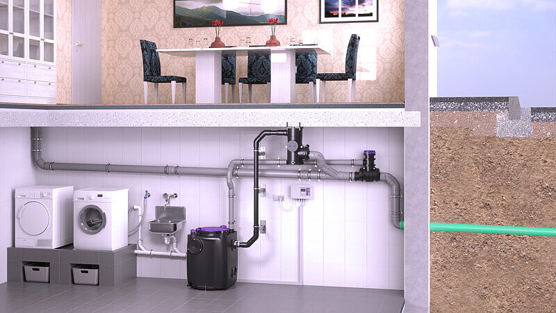 Installatievoorstel: CleverLoop-systeemscheider in een eengezinswoning