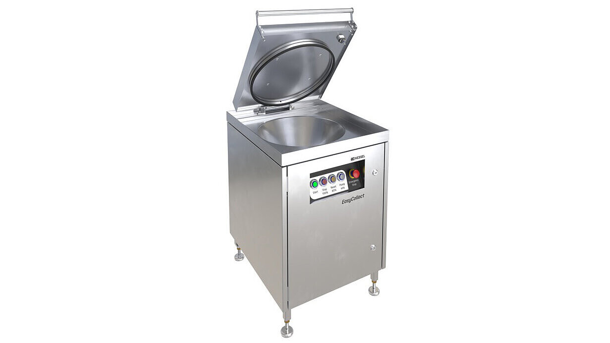 Invoerstation voor een installatie voor nat afval