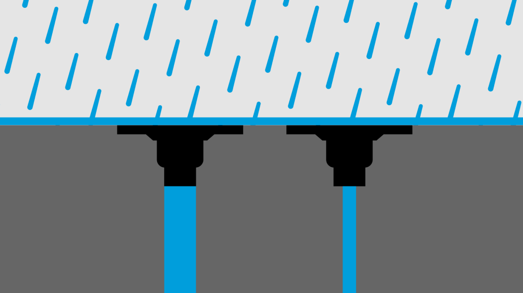 Schets voor het berekenen van het afvoervermogen