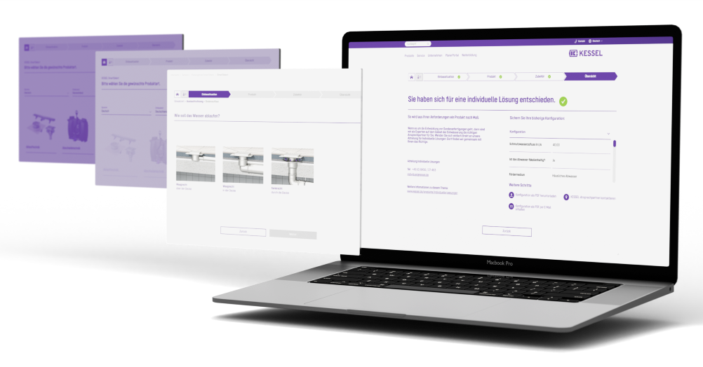 SmartSelect-ontwerptool op laptop