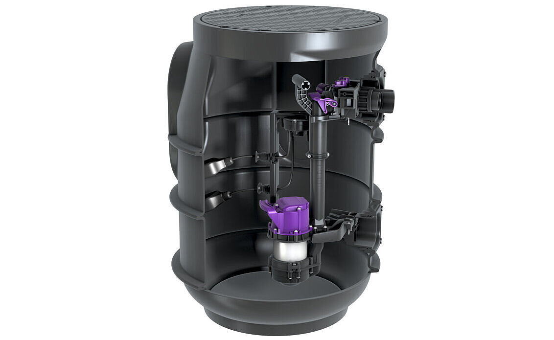Pompstation Aquapump Small Mono met besturingskast