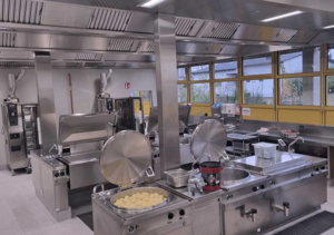 Commerciële keuken bij Lebenshilfe Werkstätte Gaimersheim